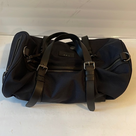 John Varvatos Bags John Varvatos Best Quality Leather And Canvas Duffle Bag New With Tags